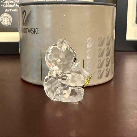 Swarovski Silver Crystal Bear Honey Pot Figurine with Certificate - Picture 4 of 8